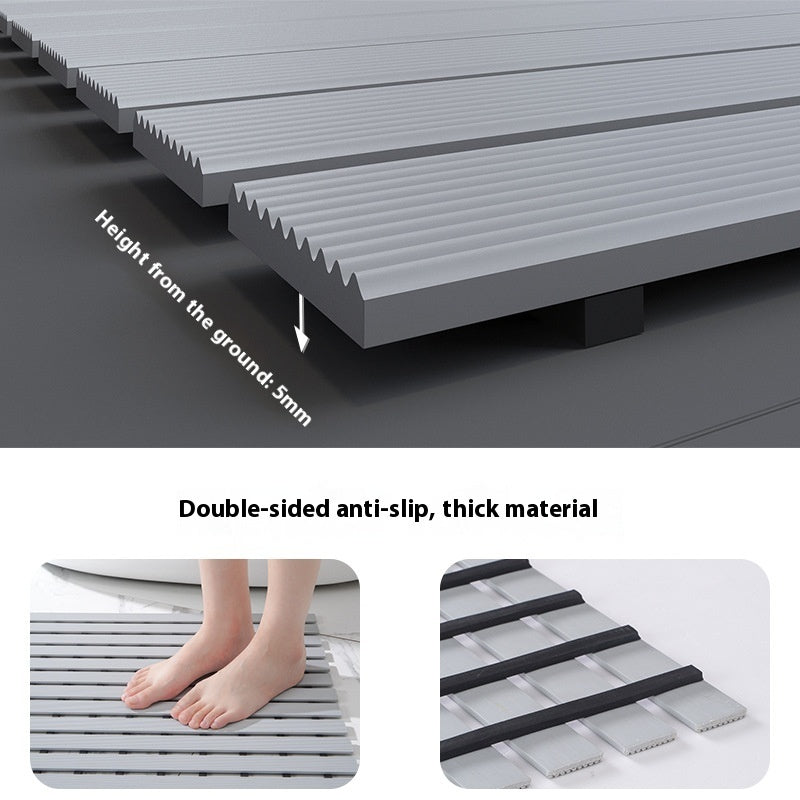 Adjustable Non-Slip Bathroom Mat for Shower and Bath
