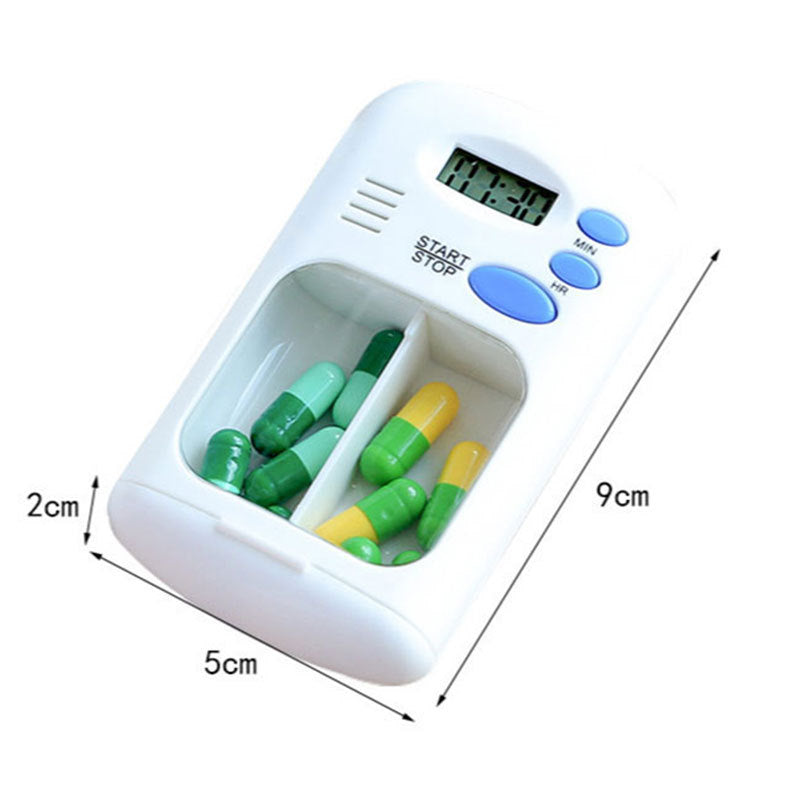 Portable Pill Reminder with LED Display and Alarm